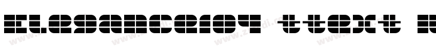 Elegance104 ttext Re字体转换